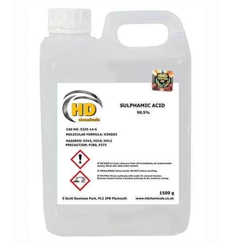 1500g pure sulphamic - 99.5%,