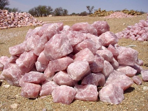 Kilo rough rose quartz - 5,