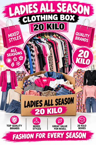 Used clothing kilo box - used,