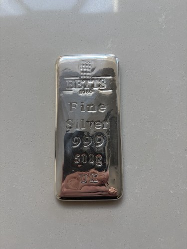 Silver bullion 999 fine 1 - .999, fine,