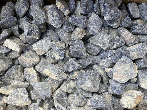 One kilo sodalite rough - one, of