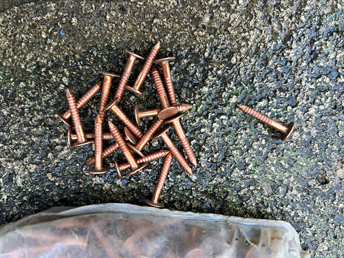 Copper annular ring shanks - copper,