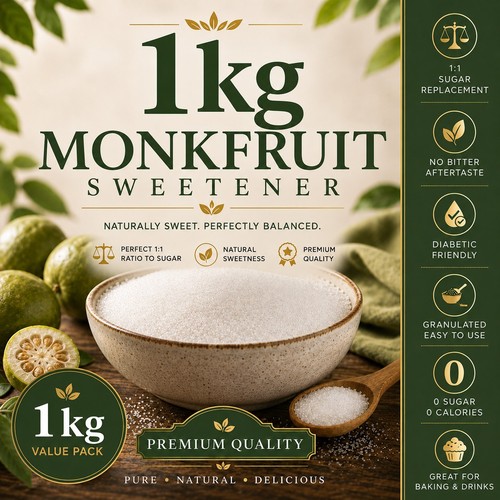 Monk fruit sweetener - monk,