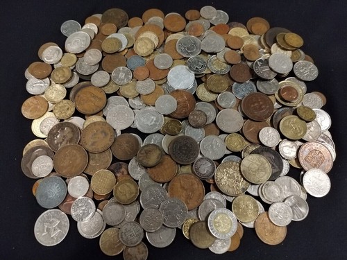 Kilos bulk foreign coins - 1.9,