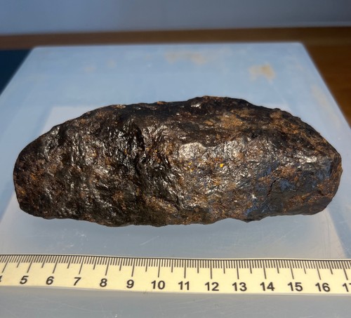Large intact nantan meteorite - large,