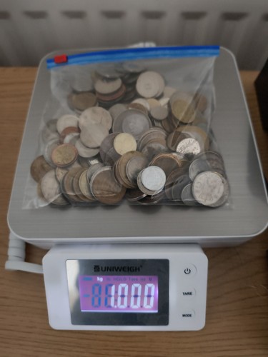 Kilo mixed world coins - kilo,