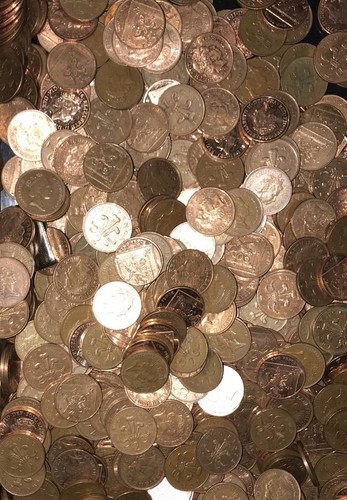 Kilo pence copper coins - kilo, of