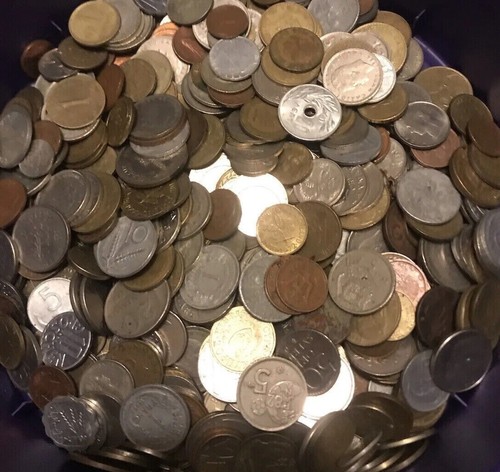 Kilo mixed world coins - 1,